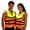 Orange, variant on Adult Life Jacket PFD Coast Guard Approved, for Men and Women, Lightweight Neoprene and Adjustable, Ideal for Boating, Kayaking & Water Sports