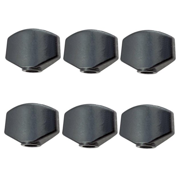 Botón de Afinación de Guitarra Accesorio Electronico de Guitarra Respuesto Reemplazable Parte - negro Sunnimix Botón de la clavija de afinación de la guitarra
