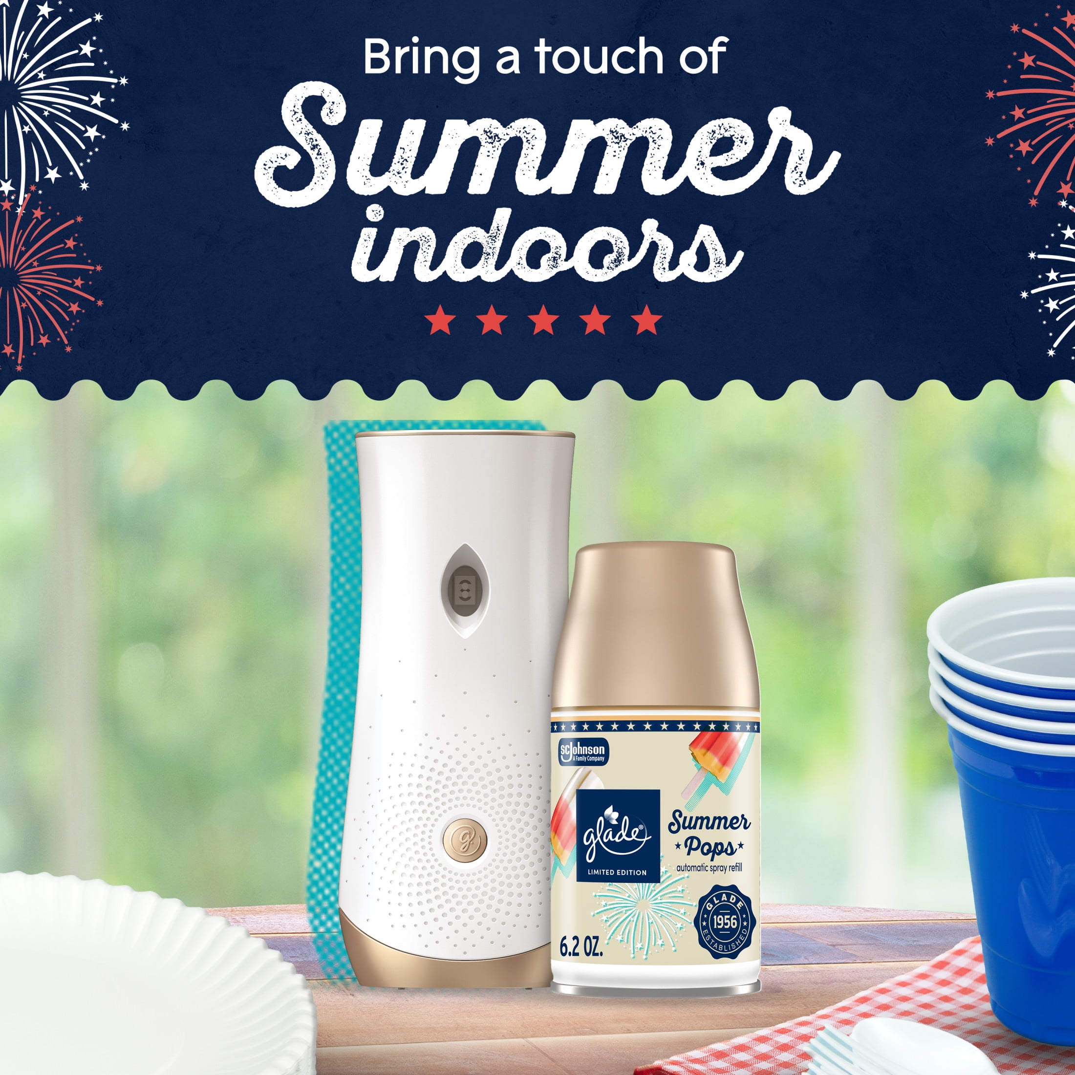 Glade Automatic Spray Refill, Summer Pops, 6.2 oz, 1 count
