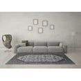 thumbnail image 3 of Ahgly Company Indoor Square Oriental Gray Industrial Area Rugs, 7' Square, 3 of 4