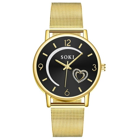 RM SOKI New 2019 Fashion Love Diamond Dial Women's (Best Selling Watches In India 2019)