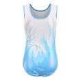 thumbnail image 2 of EFINNY 5-14Y Sleeveless Shiny Gymnastics Sport Training Dancewear Ballet Leotards For Little Girls, 2 of 8