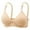 Beige, variant on Bralette for Women, Wirefree Front Closure Bra Wirefree Front Closure Deep V Bra Thin Underwear Plunge V Neck Wirefree Bra Smoothing Seamless Lingerie Soft Lightweight Daily Wear, Beige