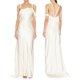 thumbnail image 3 of Vestidos de Fiesta Elegantes con tirantes finos para mujer Vestido de fiesta sin espalda con volantes irregulares Ygjytge Blanco T L para Mujer, 3 of 7