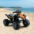 thumbnail image 3 of Costway Kids Ride On ATV Quad 4 Wheeler Electric Toy Car 12V Battery Power Led Lights, 3 of 10