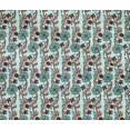 thumbnail image 4 of oneOone Cotton Flex Fabric Leaves & Floral Block Print Fabric By The Yard 40 Inch Wide, 4 of 4