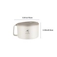thumbnail image 3 of Neoyler Stainless Steel Instant Noodle Rice Bowl with Lid for Student Dorm Dormitory Large Capacity Lunch Box 304 Material with Drainage Multipurpose Portable Gift, 3 of 6