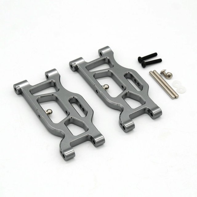 2x brazos oscilantes inferiores de coche RC para Wltoys 104001 accesorios de Titanio inferior delantero perfke Brazo oscilante inferior