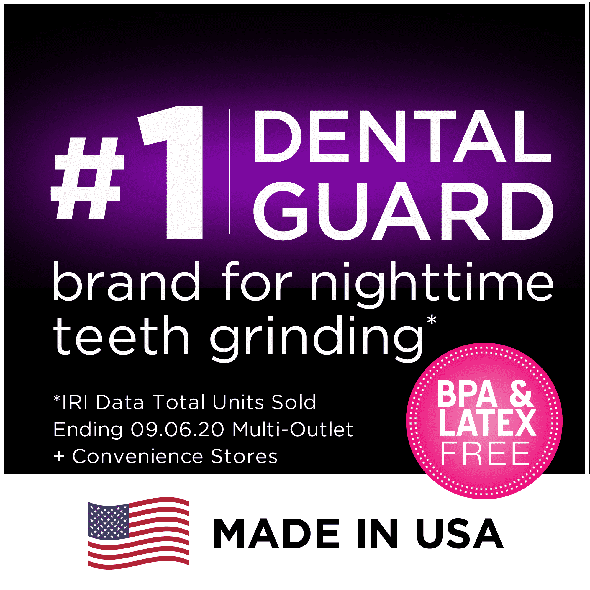 Dentek Floss Picks Comfort-Fit Dental Guards for Nighttime Teeth Grinding, 2 ct (Pack - 1)