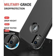 Diverbox Compatible for iPhone Xr Case [Shockproof] [Dropproof] [Dust-Proof],Heavy Duty Protection Phone Case Cover for iPhone XR (Black)
