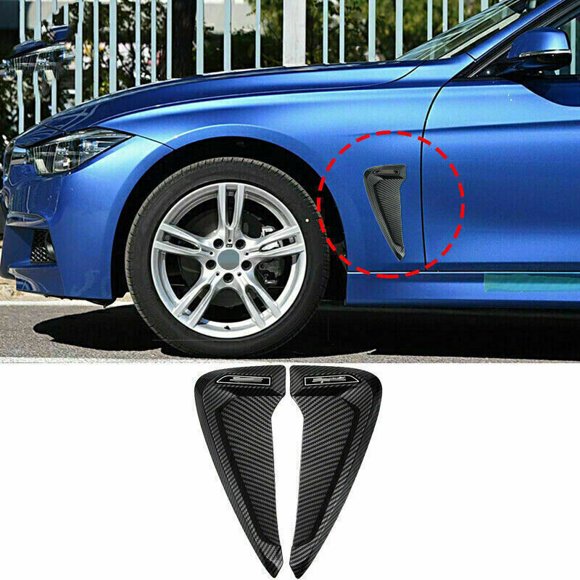 for Honda for Accord Carbon Fiber Style Side Fender Wheel Eyebrow Emblem Trim Covers