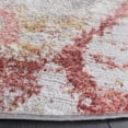thumbnail image 3 of SAFAVIEH Meadow Doncho Diamond Area Rug, Grey/Pink, 6'7" x 6'7" Round, 3 of 7