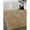 thumbnail image 2 of Ahgly Company Indoor Rectangle Mid-Century Modern Light Brown Oriental Area Rugs, 7' x 9', 2 of 6