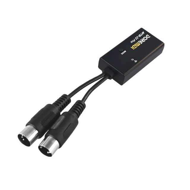 Zootealy Wireless MIDI Adapter for Electric Pianos/Keyboards - DOREMiDi Bluetooth 5.0 MTB-22, 5-Pin DIN to Bluetooth 5.2, Compatible with Windows, Mac, iOS, Android