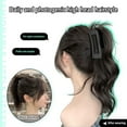 thumbnail image 5 of ZOUBAOQ Ponytail Extension Claw Clip,11.8 Long Curly Ponytail Clip in Claw Hair Extension,Ponytail Tail Synthetic Hairpiece Ha Pony, 5 of 9