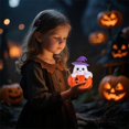 thumbnail image 2 of asddcavvf Halloween Pumpkin Tabletop Sculpture for Home and Party Festive Desktop Ornament Ornament Pretty Christmas Ornament Exchange Christmas Decorations Bundle, 2 of 8