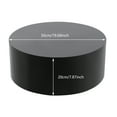 thumbnail image 6 of Black Display Stand, Iron Construction with 220lbs Load Capacity, 19.7in Diameter Round Platform, Ready-to-Use for Retail and Home Decor, 6 of 14