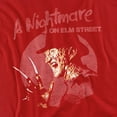 thumbnail image 2 of Nightmare On Elm Street Freddy Circle Women's T Shirt, Red, 2X-Large, 2 of 6