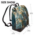 thumbnail image 2 of Balery Delicate White Daisy Jars Mochila de Cuero para Mujeres, Gran Capacidad, Bolsa de Viaje Multifuncional, Mochila de Cuero y Bolsa de Hombro para Mujeres, 2 of 4
