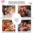 thumbnail image 7 of APSVO 925 Silver Plated Love Heart Initial Necklaces for Women CZ Letter L Pendant Chain Birthday Christmas Jewelry Gifts Teen Girls Stocking Stuffers Kids Age, 7 of 7