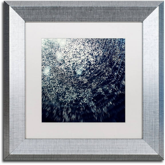 Trademark Fine Art "50 Shapes of Joy" Canvas Art by Beata Czyzowska Young, White Matte, Silver Frame