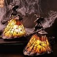 thumbnail image 4 of Gothic Spooky Witch Night Light with Holding Lantern Gothic Decorative Desktop Light Halloween Standing Night Light for Indoor Party & Spooky Outdoor Halloween Decor, 4 of 7