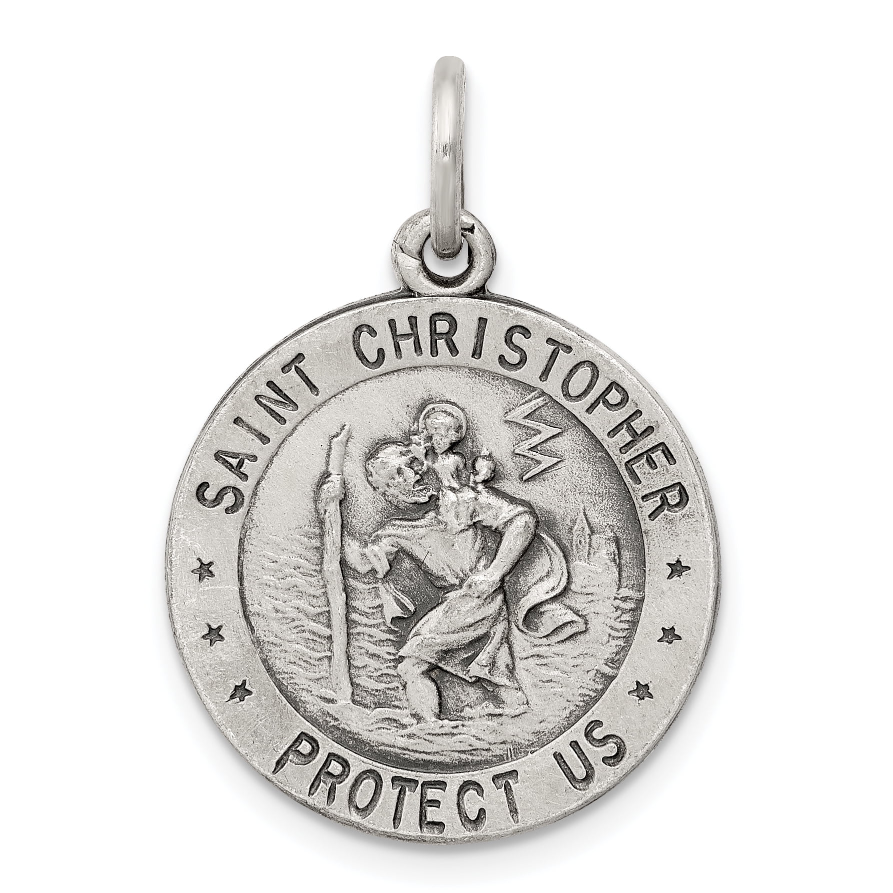 925 Sterling Silver Saintchristopher Us Air Force Medal Pendant Charm Necklace Military Religious Patron Saint St Christopher Fine Jewelry Ideal Gifts For Women Gift Set From Heart
