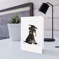 thumbnail image 5 of DistinctInk Greeting Card / Note Card - Giant Schnauzer Puppy Graduation - PACK of 1, 5 of 7