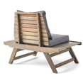thumbnail image 4 of Durable Outdoor Club Chair of Acacia Wood / Wide Seat for Drink Setting, 4 of 6