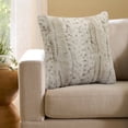 thumbnail image 2 of Mainstays Faux Leopard Print Decorative Throw Pillow, 18 in x 18 in, Black and White, 2 of 5