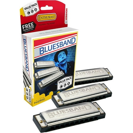 Hohner Blues Band Harmonica Value Pack (The Best Harmonica Brand)