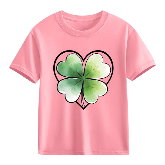 hengsof Chemises pour Enfants T-Shirts Graphiques à Manches Courtes Hauts Décontractés Quotidiens