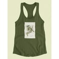 thumbnail image 3 of Crested Titmouse Racerback Tank Women -John James Audubon Designs, Female Small, 3 of 4