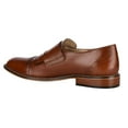 thumbnail image 3 of LIBERTYZENO Men's Double Buckle Monk Strap Genuine Leather Cap-Toe Dress Shoes, 3 of 5