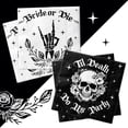 thumbnail image 1 of Servilletas CMUSKO Till Death Do Us Party, 40 unidades, estilo gótico de Halloween, 1 of 6