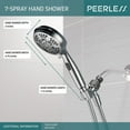 thumbnail image 3 of Peerless 7-Spray Hand Shower with Touch-Clean in Chrome, 3 of 9