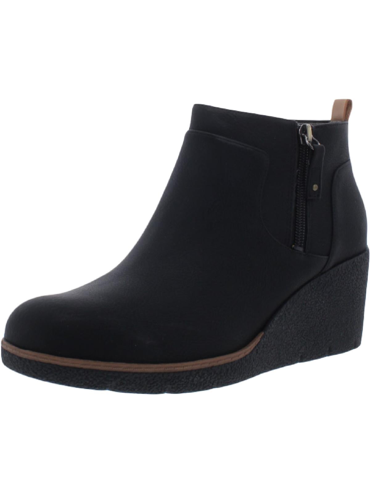 Leather Round Toe Booties GS273