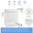 thumbnail image 4 of Gustave Airtight Food Storage Containers Kitchen Plastic Cereal Keeper Pantry Organization Container for Spaghetti Snack Nut Sugar "0.8L", 4 of 9