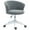 Grey, variant on Vinsetto Fluffy Office Chair with Adjustable Height, Armless, White
