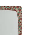 thumbnail image 2 of Ambesonne Ethnic Fitted Sheet, Framework Wide Petals, Twin Size, Maroon Pink Almond Green, 2 of 2