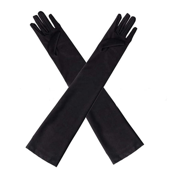 Guantes de Longitud del Codo, Guantes Largos Suaves de 20.5 Pulgadas de Protección Solar Transpirable Para Ciclismo para la Boda
