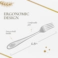 thumbnail image 7 of Spode Christmas Tree Cocktail Forks (Set of 6) - 6.8-Inch Appetizer and Dessert Forks, 18/10 Stainless Steel Flatware, Salad Forks for Christmas Appetizers & Small Plates, Holiday Table Settings, 7 of 7