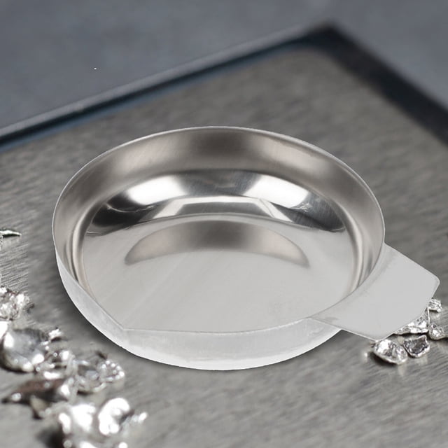 unbranded 5Ud Bandejas De Acero Inoxidable Para Pesar Ingredientes Y Joyería Con Ergonómico