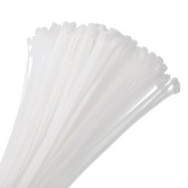 250pcs 14" 40 Lbs Cable Zip Ties Self-Locking Long Nylon Cable Tie Wraps 3/16" for Cord Management, White