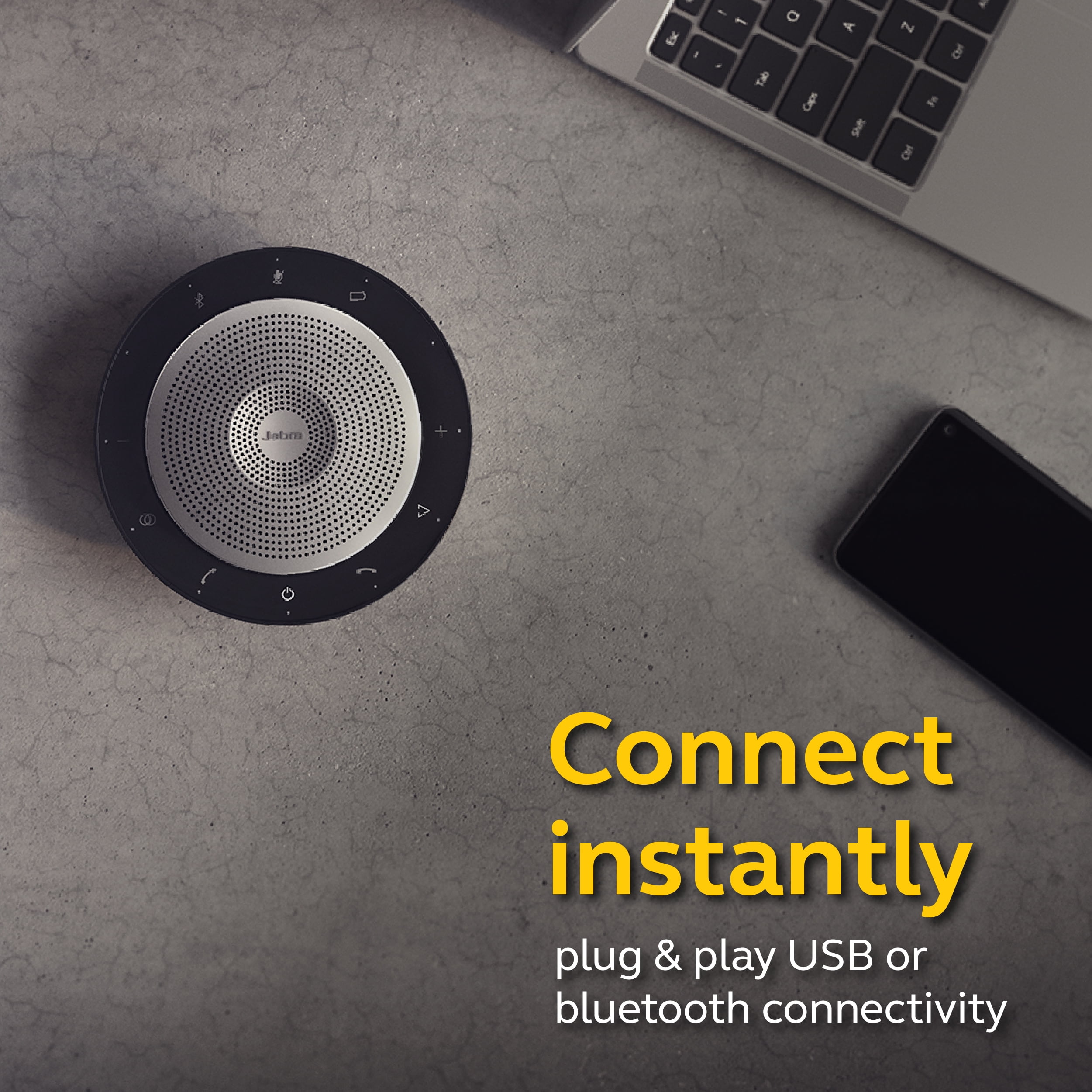 Jabra Speak 750 - UC Portable Speaker for Music and Calls