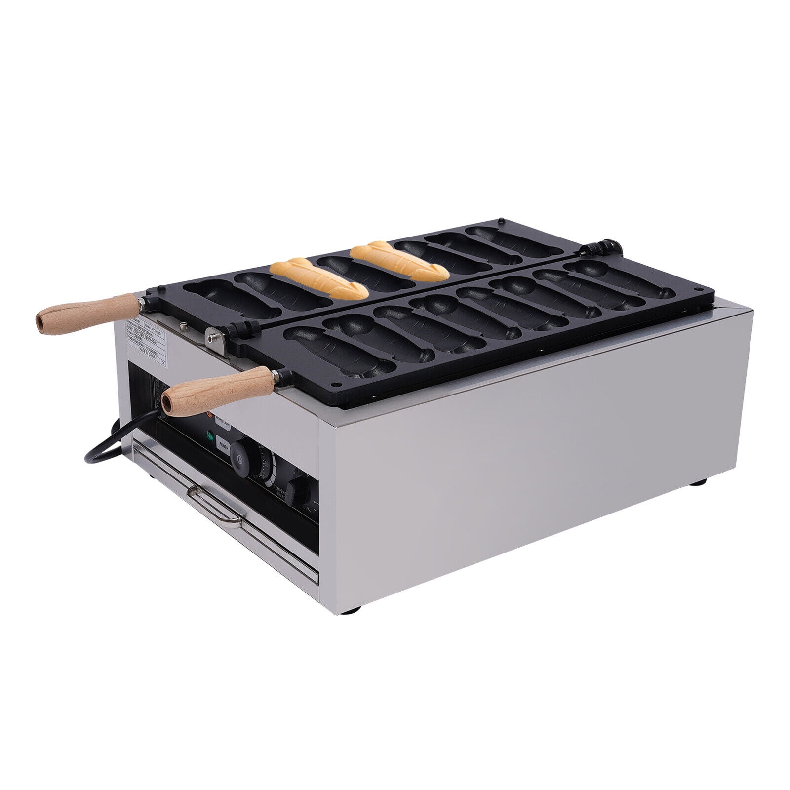 Buy Commercial Waffle Maker Pancake Baker Hot Dog Maker Nonstick 8