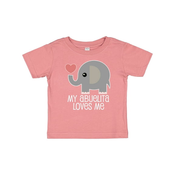 Inktastic My Abuelita Loves Me Gift Boys or Girls Baby T-Shirt