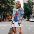 thumbnail image 4 of Vsdgher Robes d'Été Imprimé Coréen pour Femmes Robe de Plage Décontractée Col en U Sans Manches Robe d'Été Ample avec Poche, 4 of 7