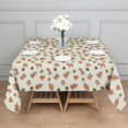 thumbnail image 3 of Beige Christmas Gingerbread Pattern Square Tablecloth,Waterproof Square Table Cover,Wipeable Spillproof Washable Table Cover for Home Kitchen Party Decor 42"X42"(107x107cm), 3 of 6