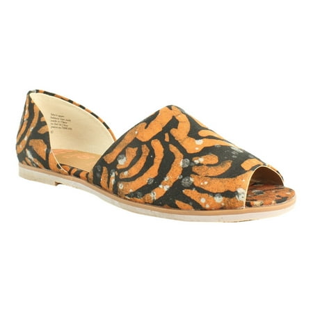 BC Footwear Womens Orange Ballerinas Flats Size 6 New